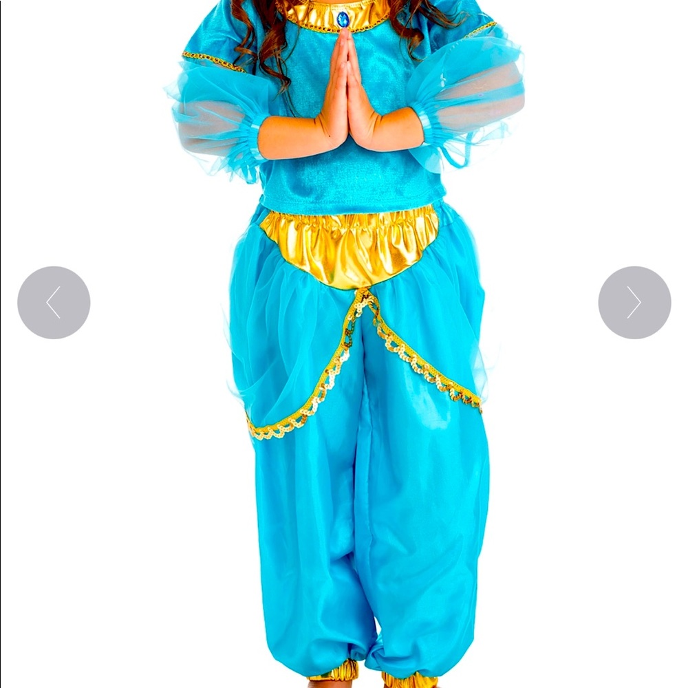 Little Adventures Size Medium (3-5) Arabian Princess/ Jasmin Costume